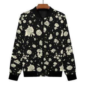 <span class="stc" style="color:#b0e2d7;">Bomber Jacket</span><br>フライトジャケット<br><span class="stb">(グレースローズ : ブラック)</span>