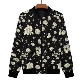 <span class="stc" style="color:#b0e2d7;">Bomber Jacket</span><br>フライトジャケット<br><span class="stb">(グレースローズ : ブラック)</span>