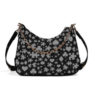 <span class="stc" style="color:#b0e2d7;">Chain Shoulder Bag</span><br>チェーンショルダーバッグ<br><span class="stb">(マジックパズル : ブラック)</span>