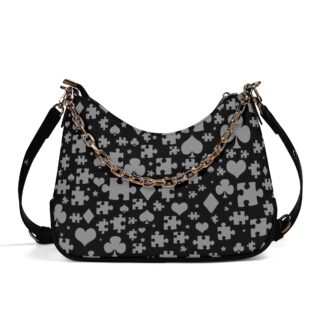 <span class="stc" style="color:#b0e2d7;">Chain Shoulder Bag</span><br>チェーンショルダーバッグ<br><span class="stb">(マジックパズル : ブラック)</span>