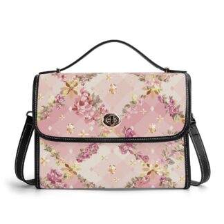 <span class="stc" style="color:#b0e2d7;">Satchel Bag</span><br>サッチェルバッグ<br><span class="stb">(フローラルチェック : ピンク)</span>