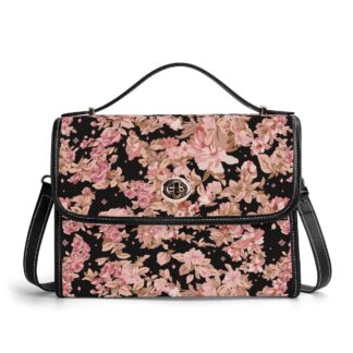 <span class="stc" style="color:#b0e2d7;">Satchel Bag</span><br>サッチェルバッグ<br><span class="stb">(フローラル : ブラック)</span>
