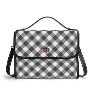 <span class="stc" style="color:#b0e2d7;">Satchel Bag</span><br>サッチェルバッグ<br><span class="stb">(ギンガムチェック : グレー)</span>