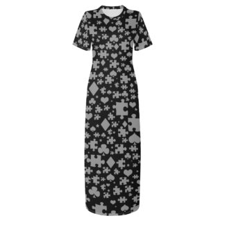 <span class="stc" style="color:#b0e2d7;">T-shirt Long Dresses</span><br>マキシ丈<br>Tシャツワンピース<br><span class="stb">(マジックパズル)</span>